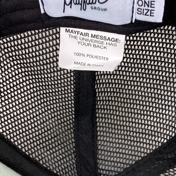 The Mayfair Group I Scream Colour 99 Cent Dreams Forever Trucker Hat Black White - Picture 8 of 10